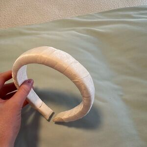 Cream Ribbon Headband